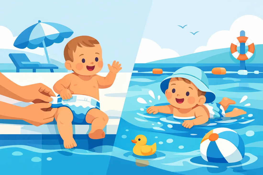 Ab wann Badewindeln nutzen? Sicher schwimmen