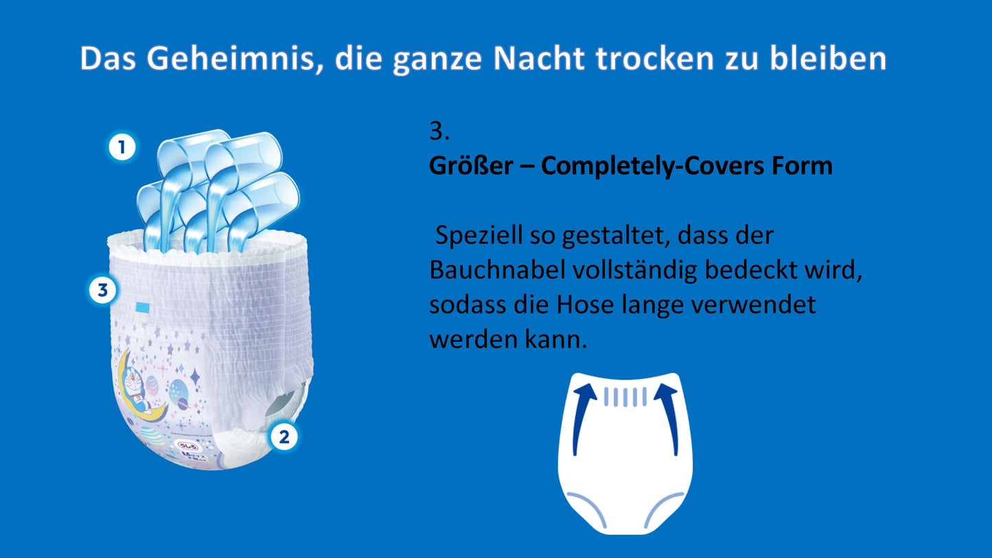 MamyPoko Overnight Pants L 9-15 kg, 32 Stück