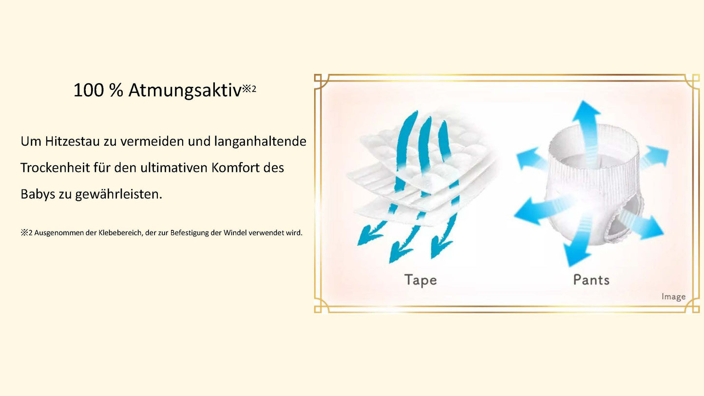 Merries First Premium Windeln Neugeborene 0-5 kg, 66 Stück