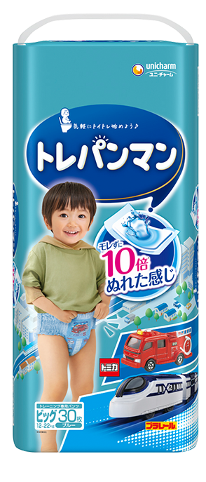 MOONY japanische Töpfchen-Trainingshosen, Größe XL, 12–22 kg, für Jungen, 30 Stück