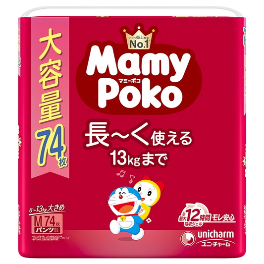 MamyPoko Pants M 6-13 kg, 74 Stück