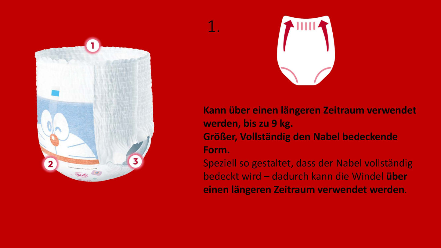 MamyPoko Pants L 9-15 kg, 62 Stück
