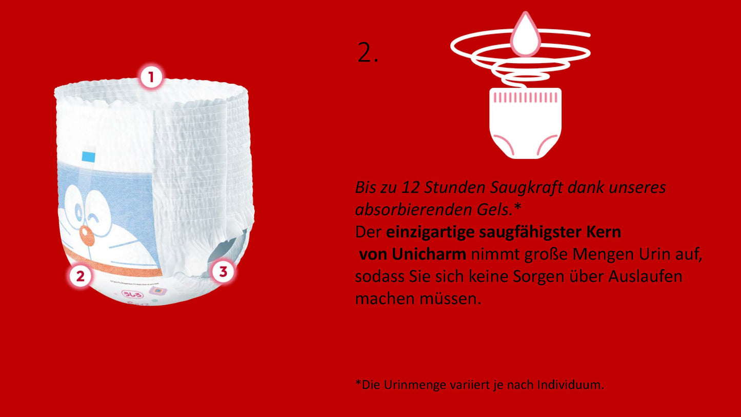MamyPoko Pants L 9-15 kg, 62 Stück